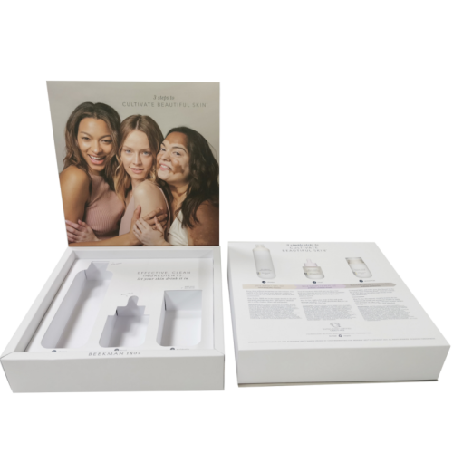 Custom Logo Book Shaped Cosmetics Paper Box