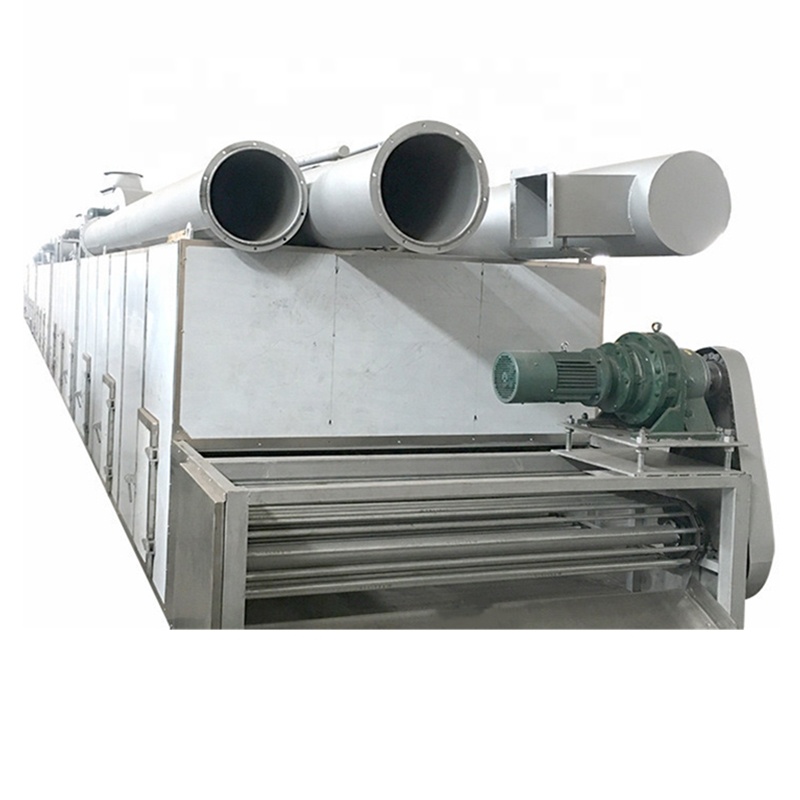 Automatic Gas / Multilayer Conveyor Mesh Belt Dryer / Tunnel Lemon Orange Drying and Dehydration. Stainless Steel Customizable