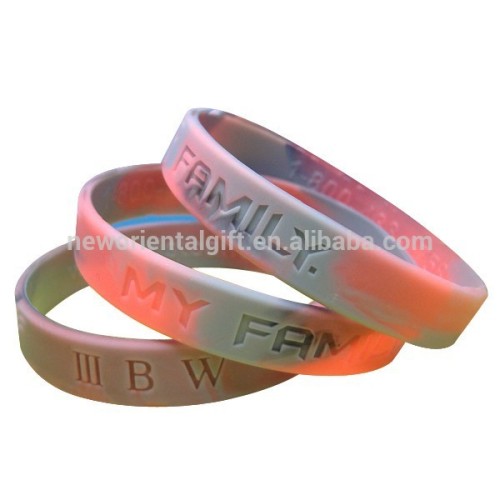 engraved silicone wristbands,debossed silicone bracelets,customized silicone wristbands