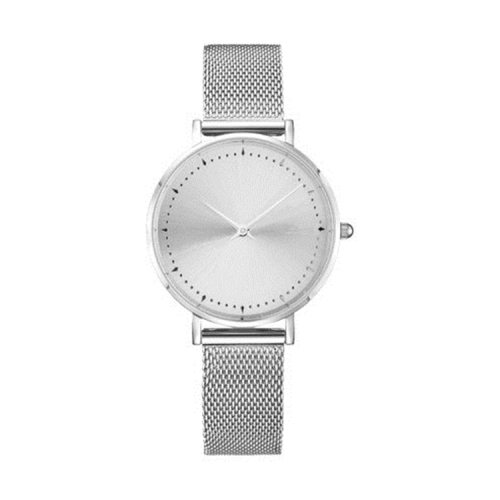 Zilveren Waterdichte Horloges voor Lady Japan Quartz