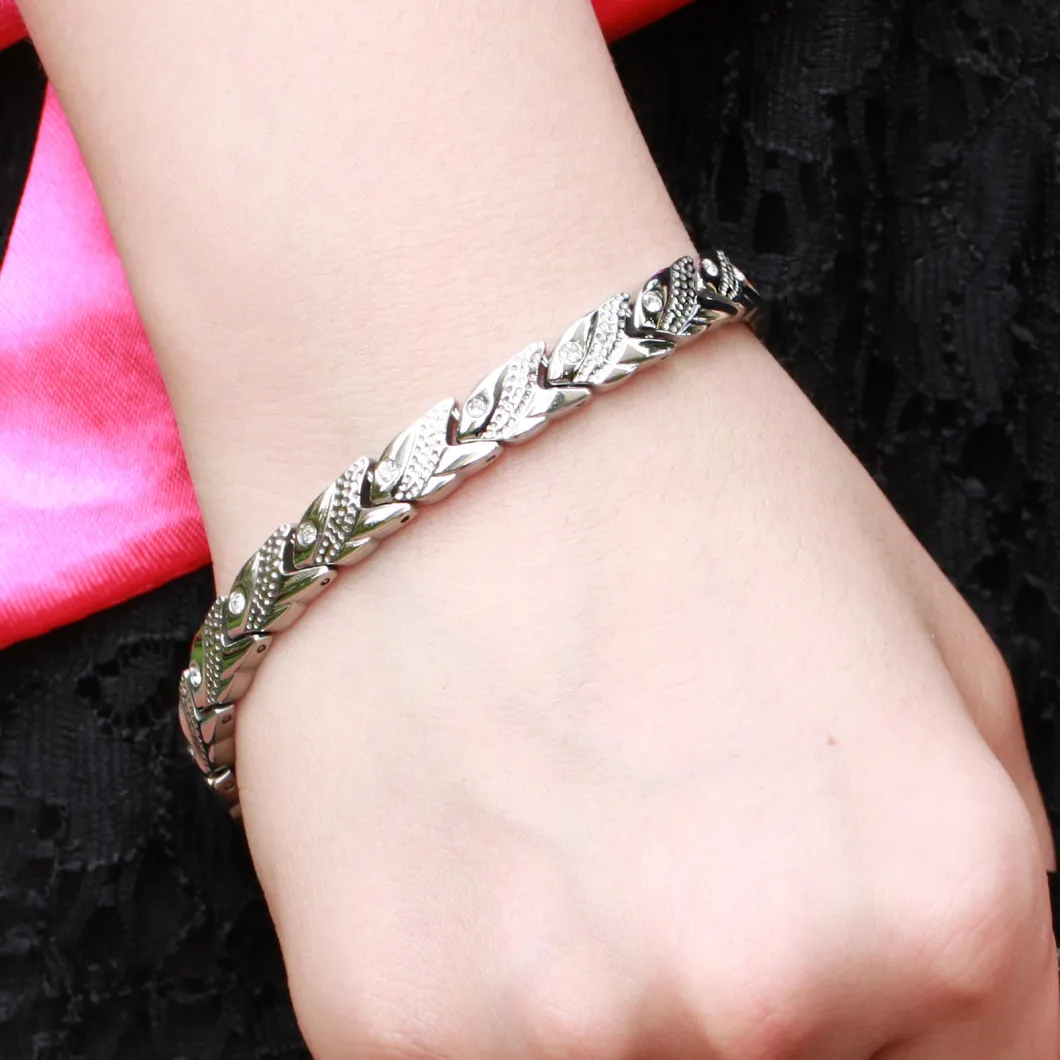 New Fashion Simple Bracelets Vintage Gold Handmade Titanium Stainless Steel Leather Bracelet