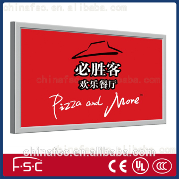 Outdoor aluminum frame fabric white light box