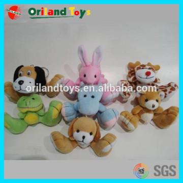 Cute mini animal wholesale stuffed animal keychains