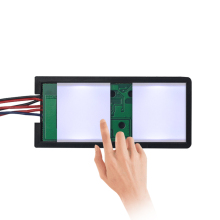 5A DC12V/24V 60W Double Kay Touch Switch with Tricolor Antifog Function for Hotel, Salon, and Bathroom LED Mirrors