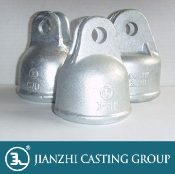 Clevis type metallic fitting for 6" insulator