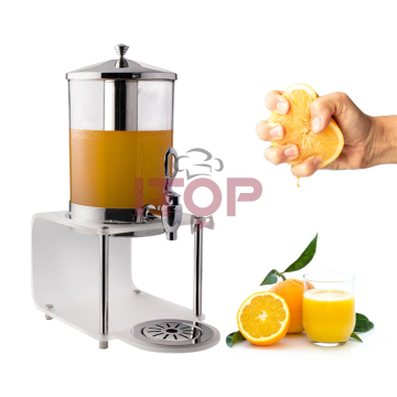 7L Commercial Cold Beverage Juice Dispenser with Wooden Base - Wholesale Juice Beverage Dispenser