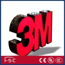 LED Acrylic front lit channel Letter signs