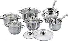 12pcs belly shape cookware set