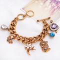 2015 última moda colgante pulsera Metal caliente venta nuevo Desing joyería con encanto por mayor