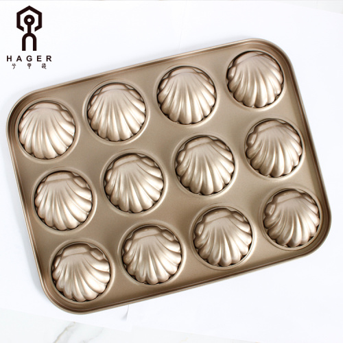 12x Non-stick Madeleine Cake Mold