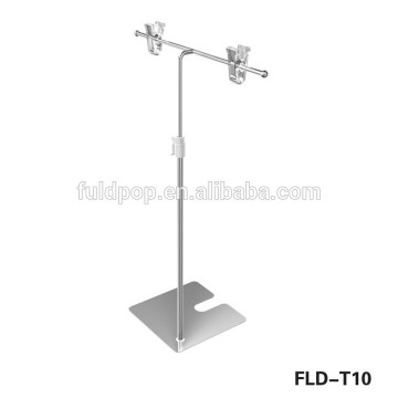 China supplier plated chrome information display stand