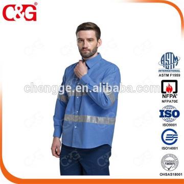Category I 6cal/cm2 arc flash shirt electric arc flash work suit