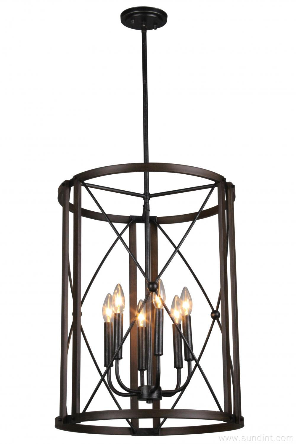 Modern Candelabra Style 6*60W Decorative Chandelier Light