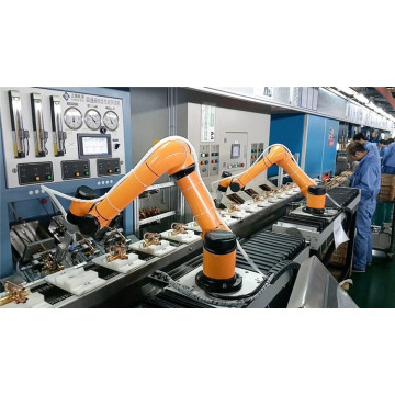 Automação Pequenos braços robóticos industriais 6 eixos