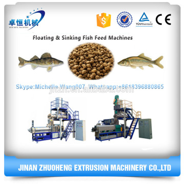 Double screw Fish Food Extruder/Fish Food making machine