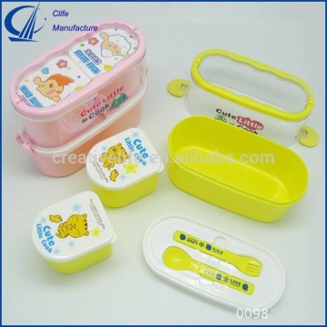 New Bento Box Kids Lunch Box Picnic Lunch Box Holiday Lunch Box with Handle