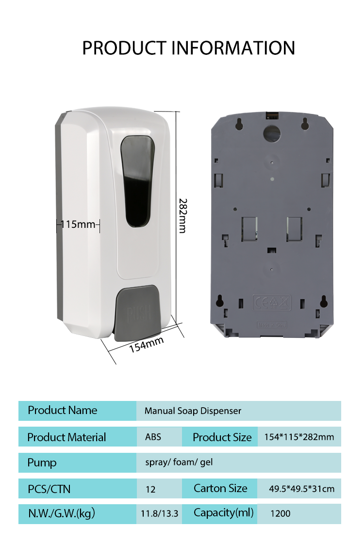 Abs Plastic Foam Soap Dispenser Valve F1408
