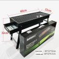 foldable drawout patten folding charcoal barbecue grill