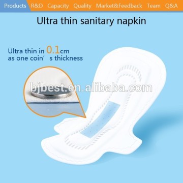 Canton fair day used ultra thin sanitary pads
