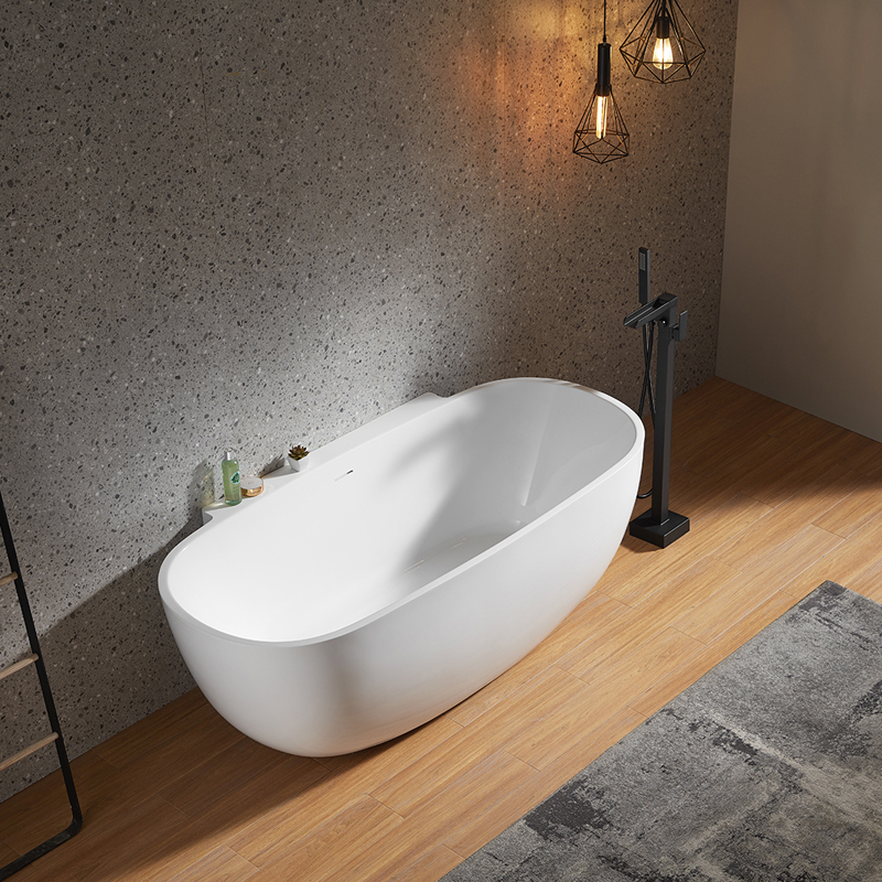 Modern Easy Clean Acrylic Standing Floor White Bathtub Free Standing Adult Acrylic Bath Tub