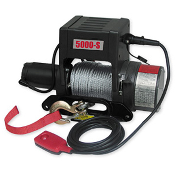 Electric Winch (5,000lbs 12V/24V DC  Up-Setting Type)