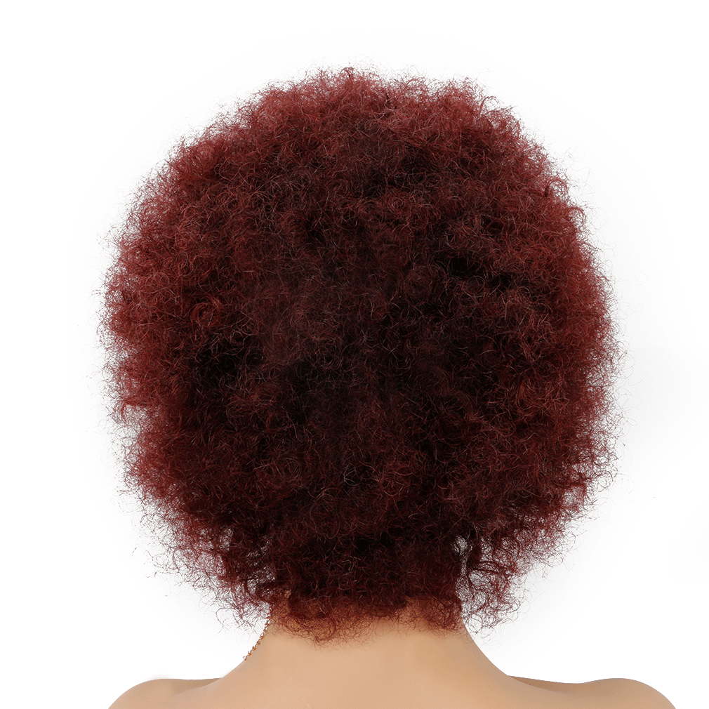 Brazilian glueless T1B/bug  kinky afro short curly  top quality  human hair wigs
