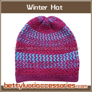 Striped Beanie Hat