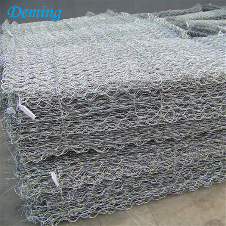 Construction Gabion Boxes Steel Wire Mesh