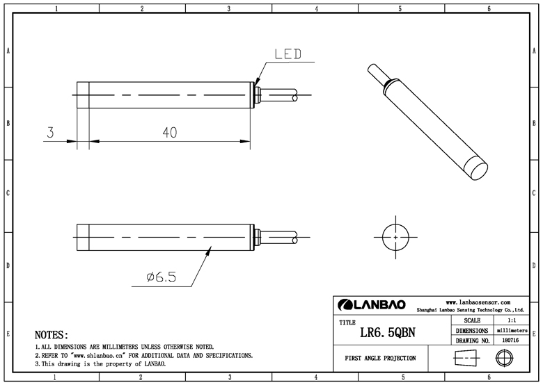 LANBAO NPN NC non-flush type industrial metal detectors sensor cylindrical inductance sensor