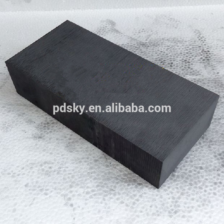 ISO9001 High Density Artifical Isostatic Graphite Product /Customized Big Graphite Block