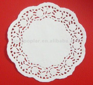 round white paper doilies