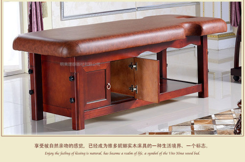 mesa de masaje de madera al por mayor cama facial