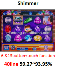 WMS NXT II Slot game board/WMS casino game pcb Shimmer