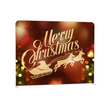 Portable straight aluminum frame christmas backdrops