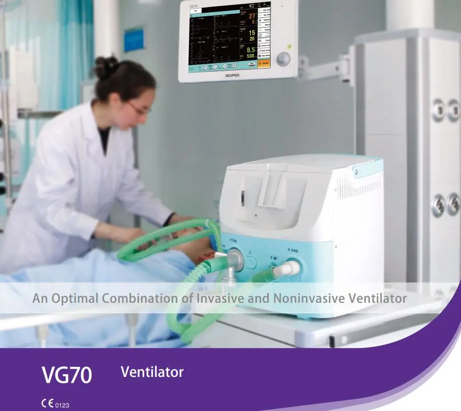 High Quality Ventilator Machine for Sale, Ventilator Breathing Apparatus Hospital Machine Ventilator Price V70 Ventilator