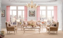 F0320-luxury italian hand-made sofa furniture sofa set for livingroom furniture