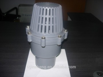 JS Manufacturer UPVC Foot Valve 8 Inch single door, UPVC Foot Valve PN10 / 1.0MPA