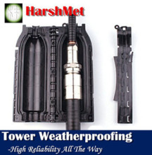Gel seal closure, weatherproofing kit in communication