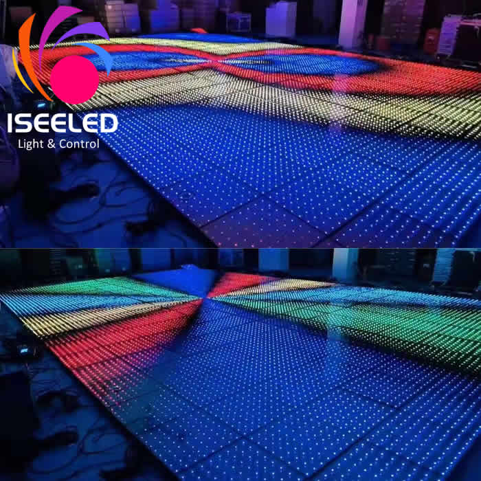 قاعة رقص LED 19 &quot;رسوم متحركة لأرضية المسرح