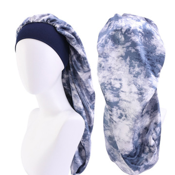 Custom Logo Wholesale Designer Satin Hair Bonnet