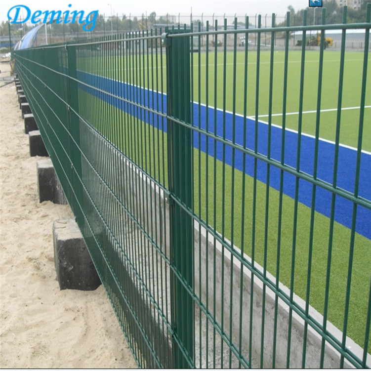PVC Coated Colorful Welded Double Horizontal Wire Fence