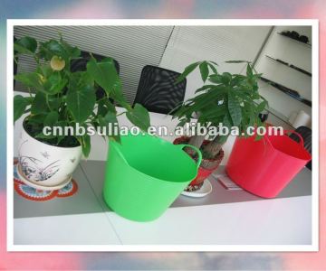 plastic flexible bucket,plastic garden pail