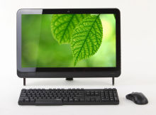 21.5”linux All In One Touchscreen Computers Support Intel Core I3 / I5, Slim Dvd Rw