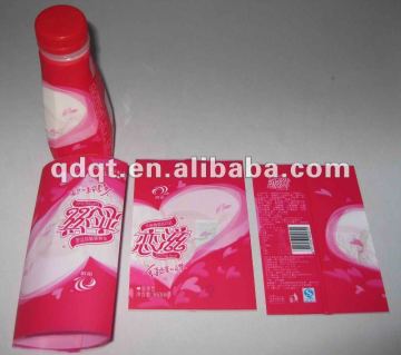 beverage label pvc label