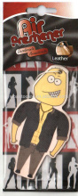 Leather fragrance car air freshener paper