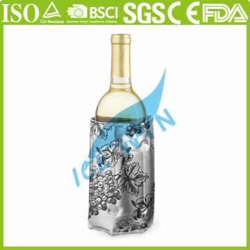 High Qualiy gel beer bottle cooler gel ice pack wine cooler