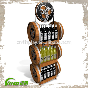 Wooden Wine Stand, Bottle Display Rack, Liquor Bottle Display Shelf