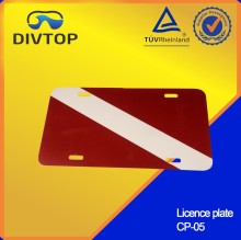 Car Licence Plate For Scuba Diving