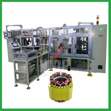 Stator coil lacing production machine