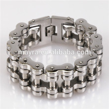 Motorcycle chain link bracelet stainless steel